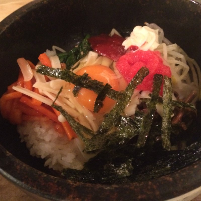 めんたいチーズビビンバ(まんてん)