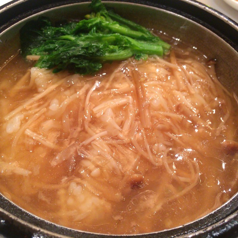 お焦げのフカヒレあんかけ(大観苑)