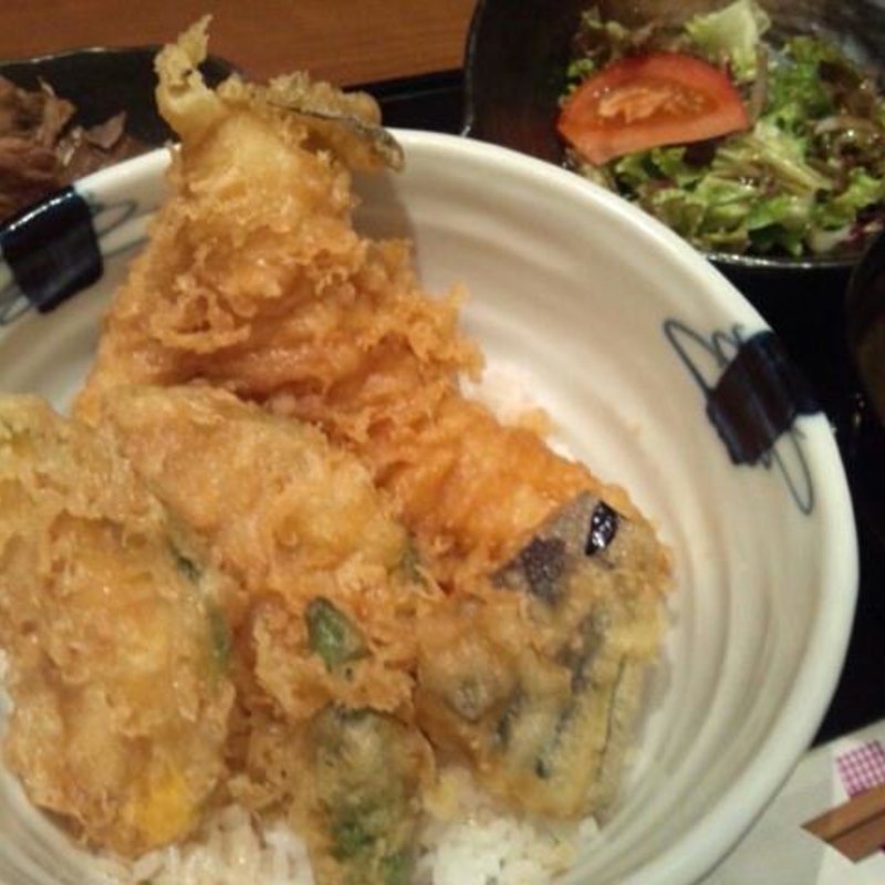 大穴子天丼定食(一甘)