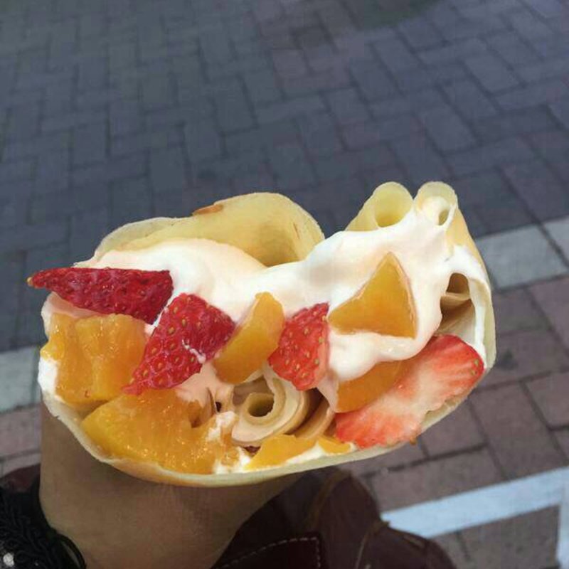 マンゴーのクレープ(GELATO PIQUE CAFE)