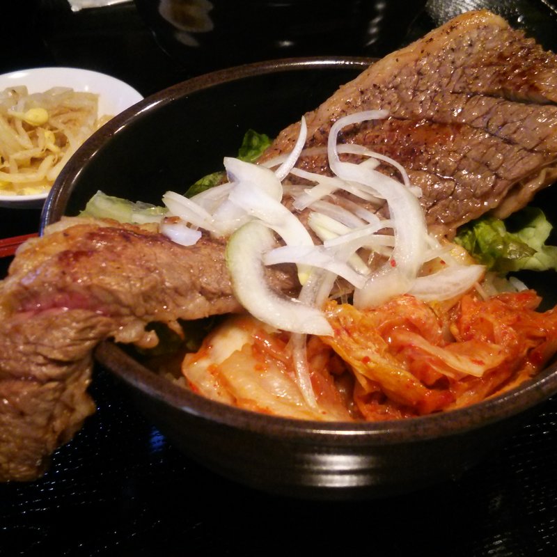 【限定！！】カブリつきステーキ丼(高屋敷肉店 )