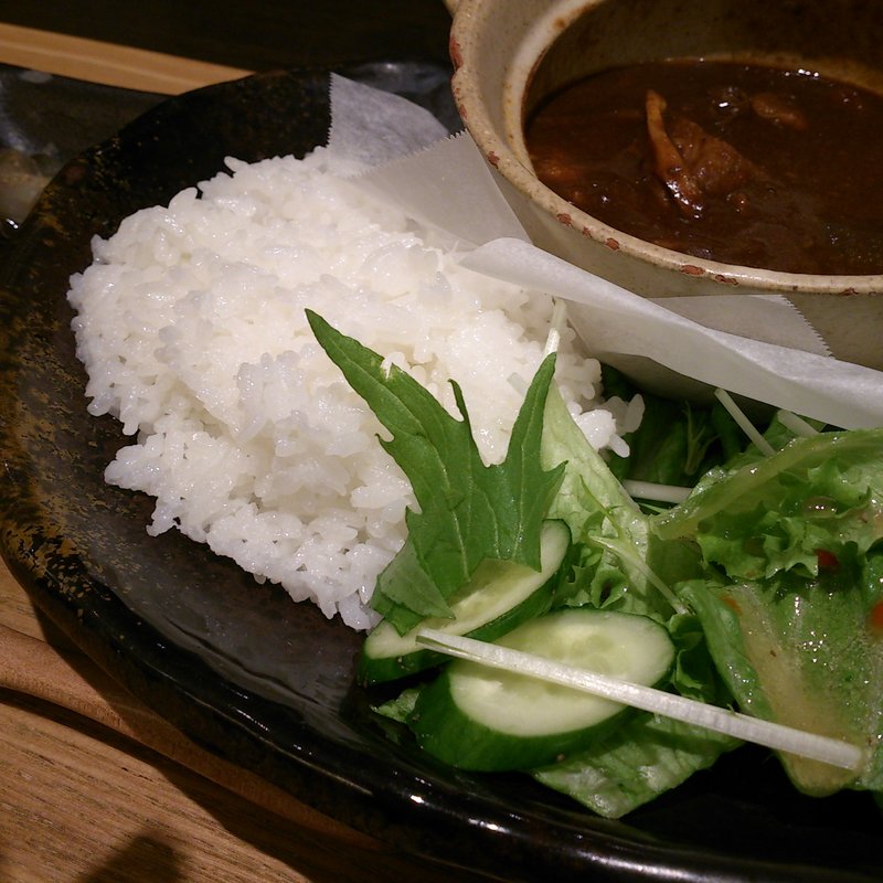 十二品目の野菜のカレーライス(ごはんcafe両子の庄  )