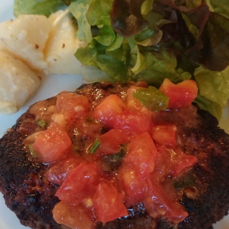 ハンバーグ(カフェ　ショコラ 三条御幸町 （Cafe Chocolat）)