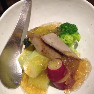 野菜の炊き合わせ　(俺の割烹 銀座本店)