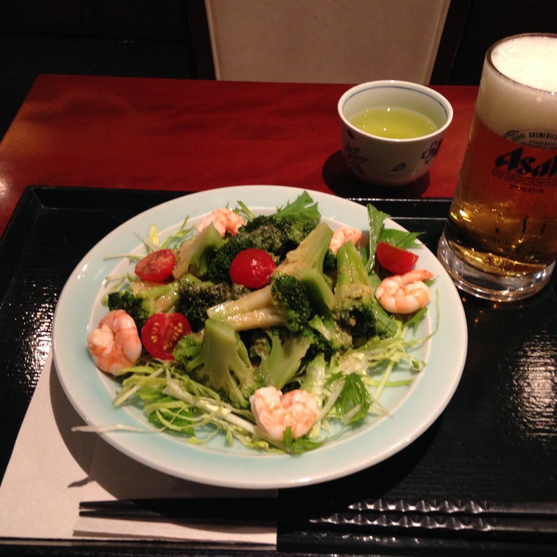 海老とブロッコリーのサラダ(麻布茶房 リエール藤沢店)