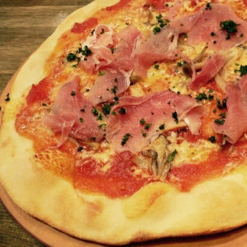 生ハムのピザ(アーペワールド水戸本店)