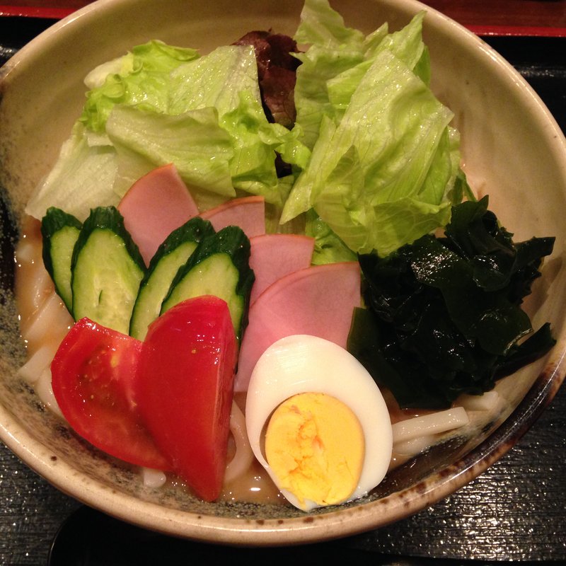 サラダうどん(カレーうどん 富貴堂(ふうきどう))