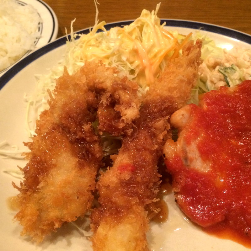 ミックスフライのランチ(イタリアン　ピザ　レストラン　トスカーナ )