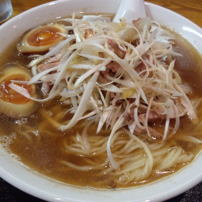 限定 ねぎそば （中） ＋ 煮玉子(一颯 （イブキ）)