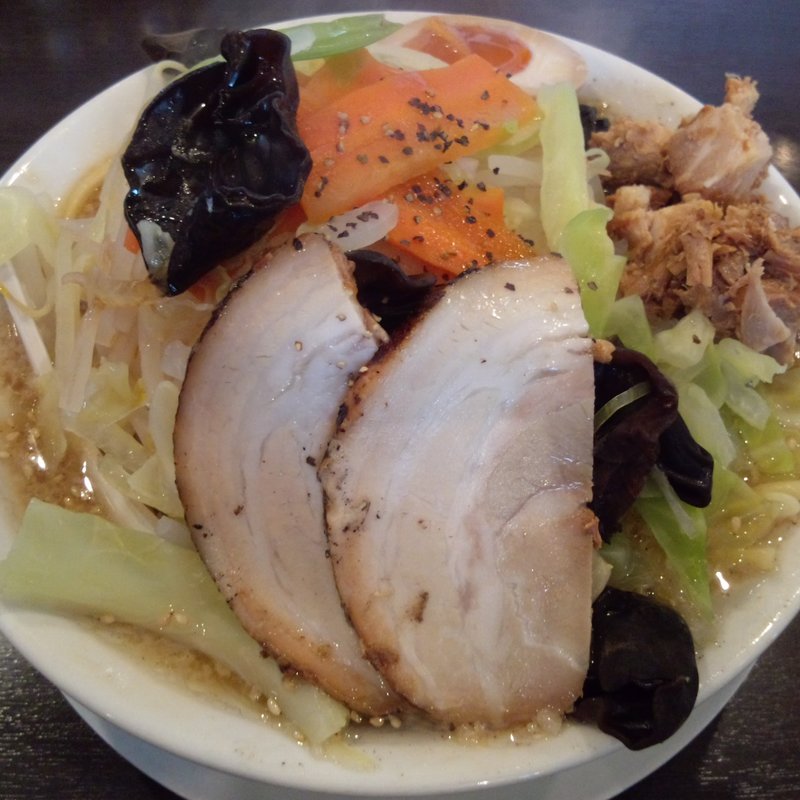 タンメン ＋ ほぐし豚(ガツ盛りラーメン みちる屋 南流山店)