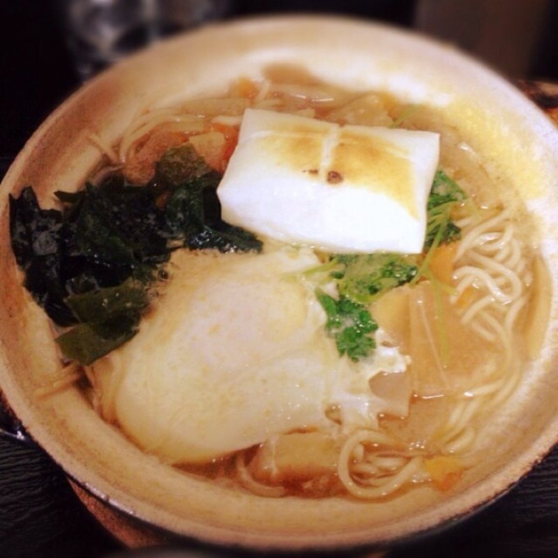 味噌煮込み蕎麦(長寿庵)