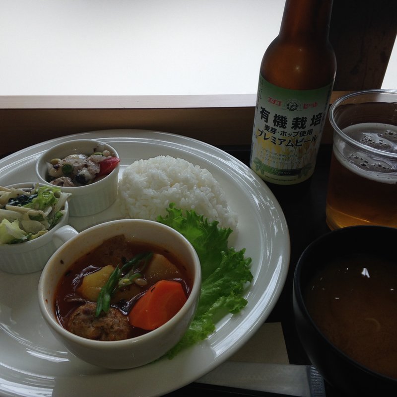 ラタトゥイユのランチセット(オーガニックハウス お茶の水店)