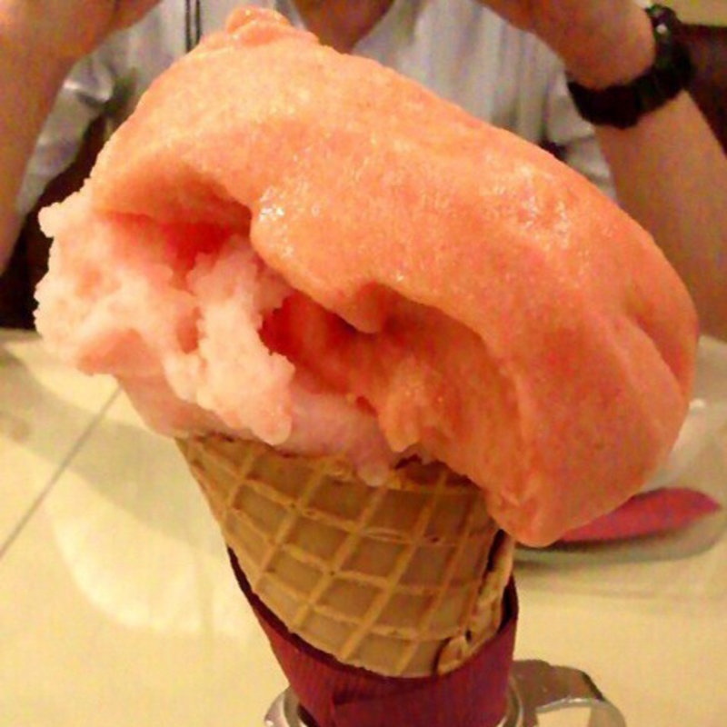 トマトとピンクグレープフルーツのジェラート(ジィオ （Pizzeria Gelateria Zio）)