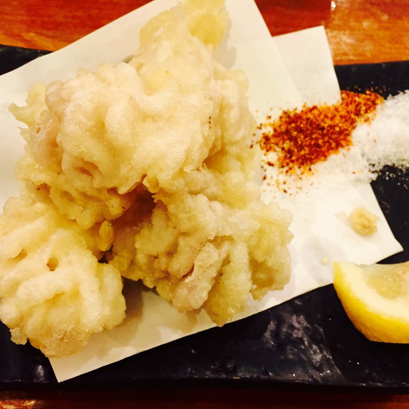 白子の天ぷら(魚専門 漁十八番)