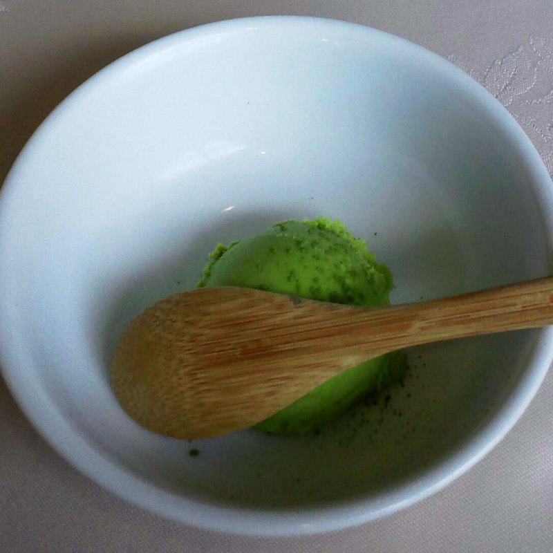 抹茶のアイスクリーム(芋と串むぎとろ （いもとくし・むぎとろ）)