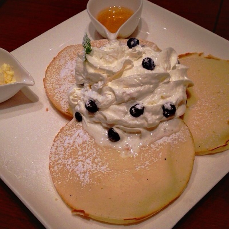 パンケーキ・ブルーベリー(カフェ バニヤン （Cafe Banyan）)