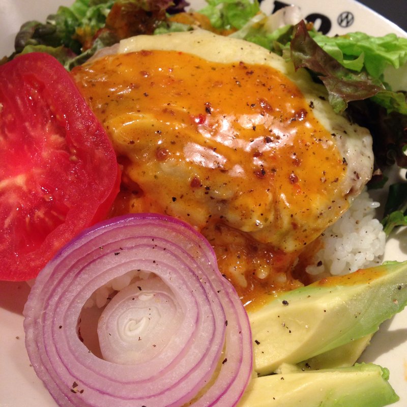 メルトンハンバーグライス(ワイアードカフェ 京都ポルタ店 （WIRED CAFE）)