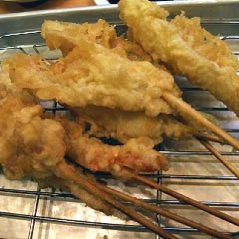 天ぷら串(満ぞく屋 （まんぞくや）)