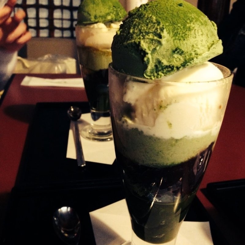 抹茶プリンパフェ(ぎをん小森)