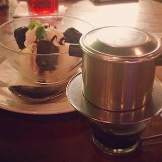 ベトナムコーヒー　アフォガート(モンスーンカフェ ららぽーとTOKYO-BAY （Monsoon Cafe）)