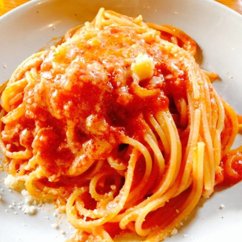 ベーコンとトマトのスパゲッッティ(ラ・バンビーナ)