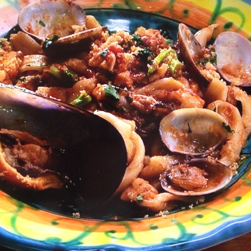 海の幸のペスカトーレ　ルンゲッティー(オステリア アル コラッロ（OSTERIA AL CORALLO）)