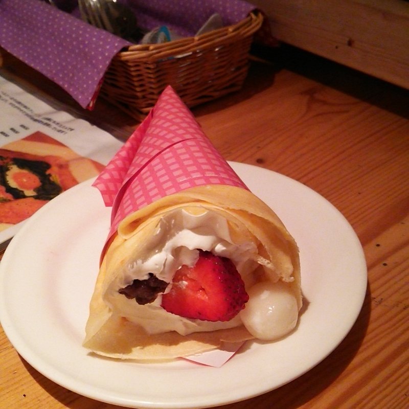 生クリーム、イチゴ、白玉、あずき(オレンジカウンティ 経堂店 )