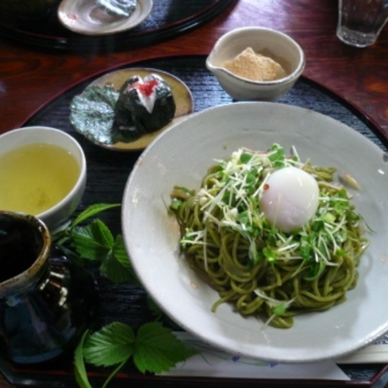 茶そば(峠の茶屋 一軒家)