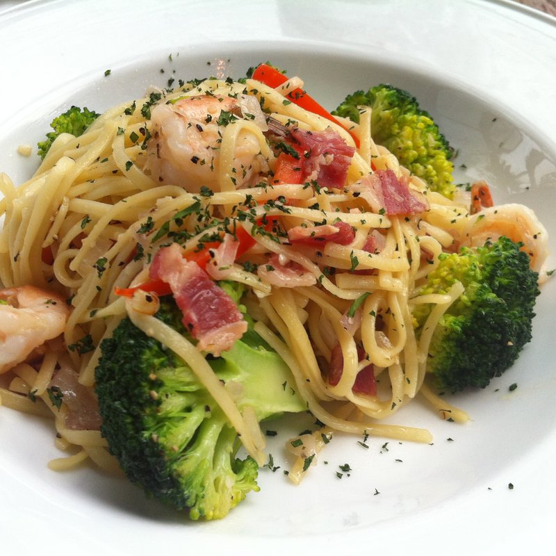 Prawn and Beef Bacon Pasta(The Apartment @Suria KLCC)