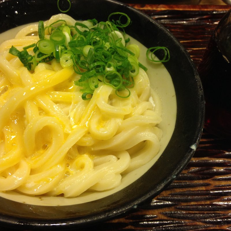 かま玉うどん(里のうどん 村岡本店)