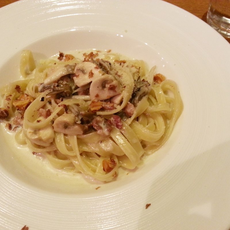 ゴルゴンゾーラとマッシュルームのパスタランチ(アンティカ･オステリア･マジカメンテ)