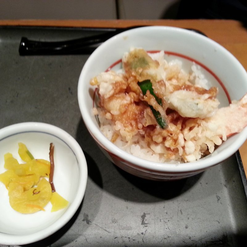 ミニ天丼(若鯱家 品川シーサイドフォレスト店)