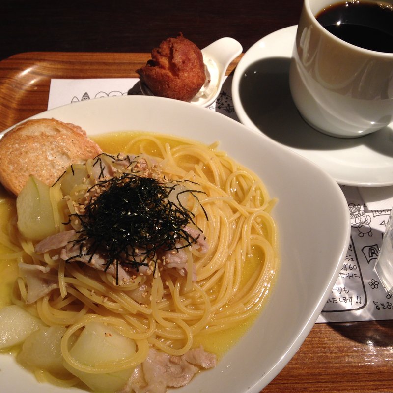 冬瓜のパスタ(Cafe Aroma)