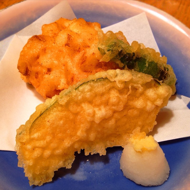 亀戸大根と海老のかき揚げ(亀戸升本 （かめいど ますもと）)