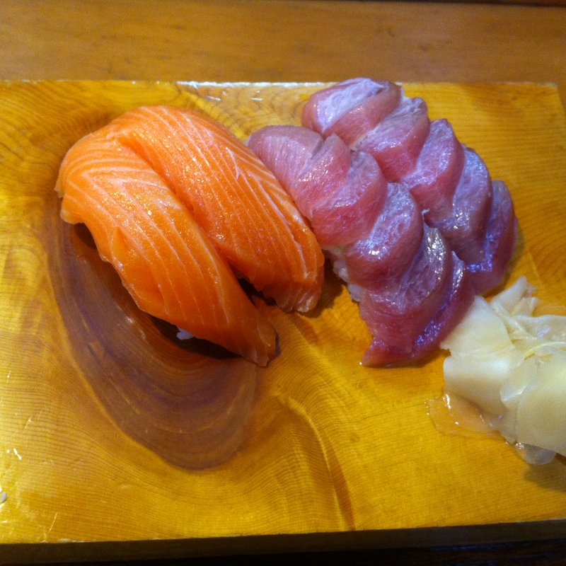 トロとサーモン(寿し政 )