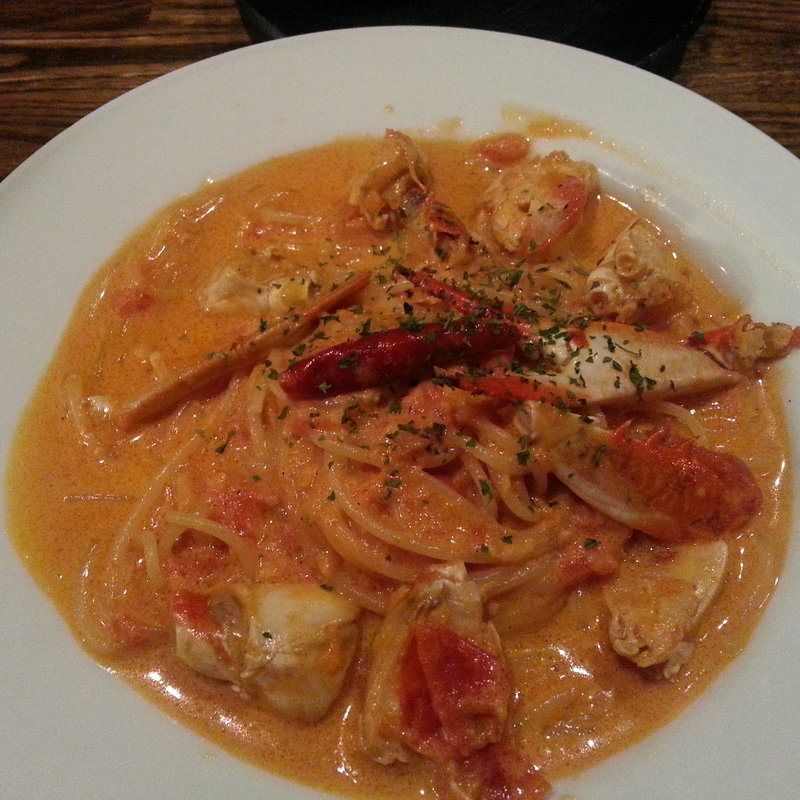 渡りカニのトマトクリームパスタ(斬 （ザン）)