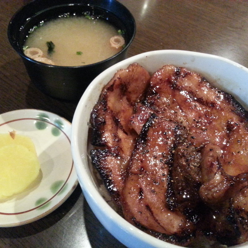 特上バラ豚丼　小盛(ぶたいち 東京人形町店)