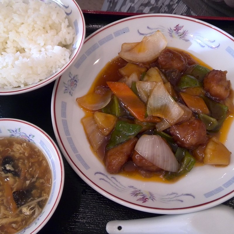 酢豚定食(中華料理 美食生)