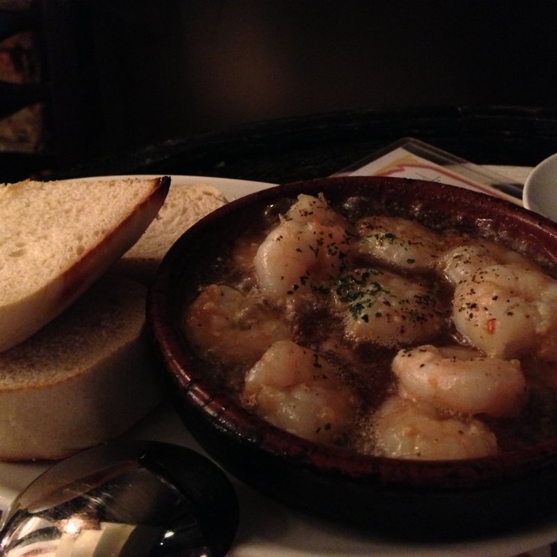 海老のアヒージョ(Hola！ Ginza7 （オラギンザシエテ）)