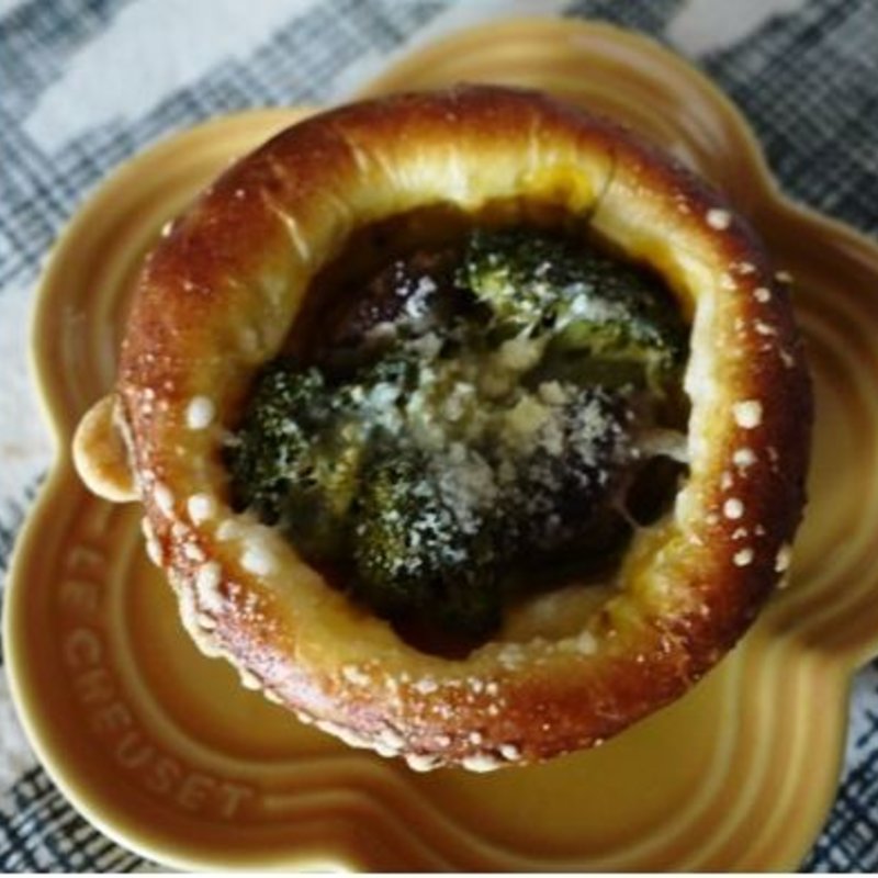 南瓜シチューのパン(uneclef)