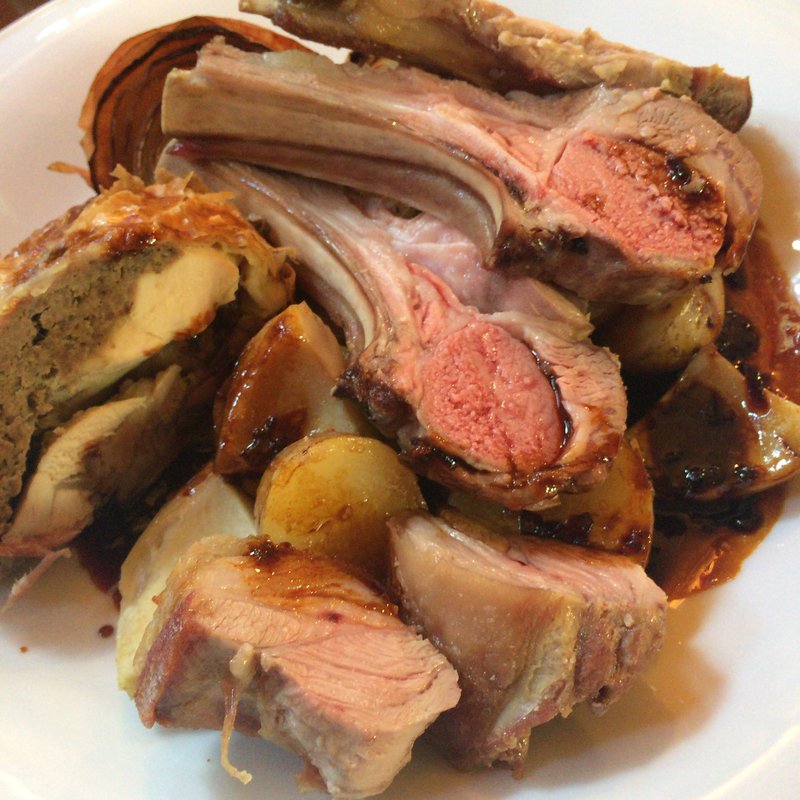 仔羊のロースト(大西亭)