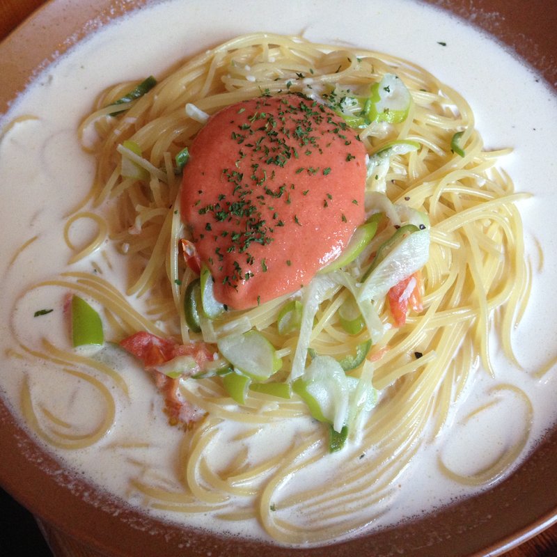 明太子クリームスパ(パディントン )