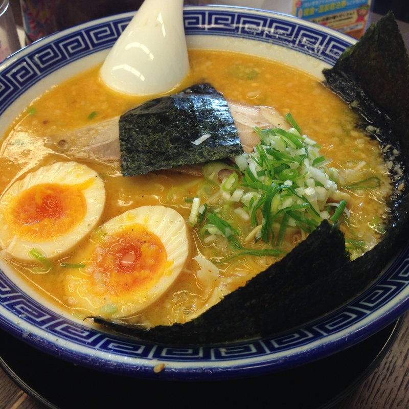 蔵出し味噌豚骨麺大盛り(麺家 くさび 郡山富田店 )