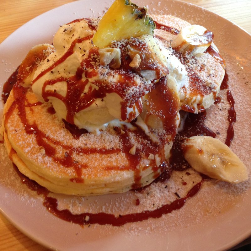 塩キャラメル＆バナナパンケーキ(森のＶｏｉＶｏｉ)