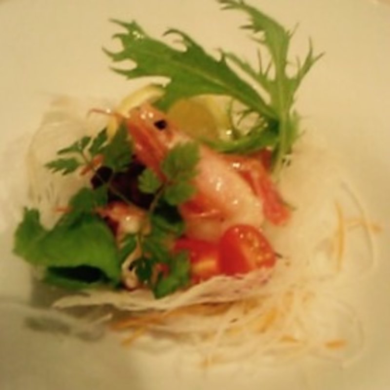 お刺身の前菜(イイジマ)