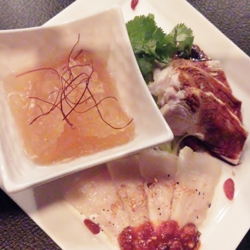 前菜三種盛り(ひらやまコース)(鉄板ひらやま)