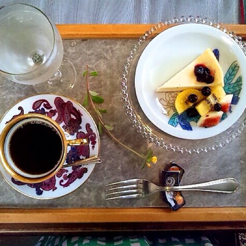 チーズケーキセット(ブラジル屋)