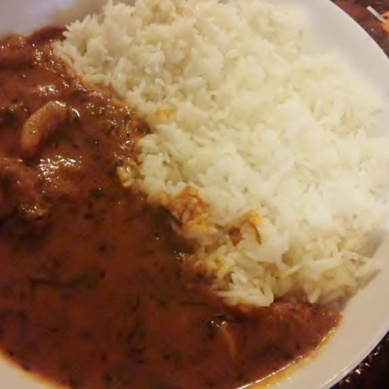 かぶとチキンカレー ライスセット(プルワリ)