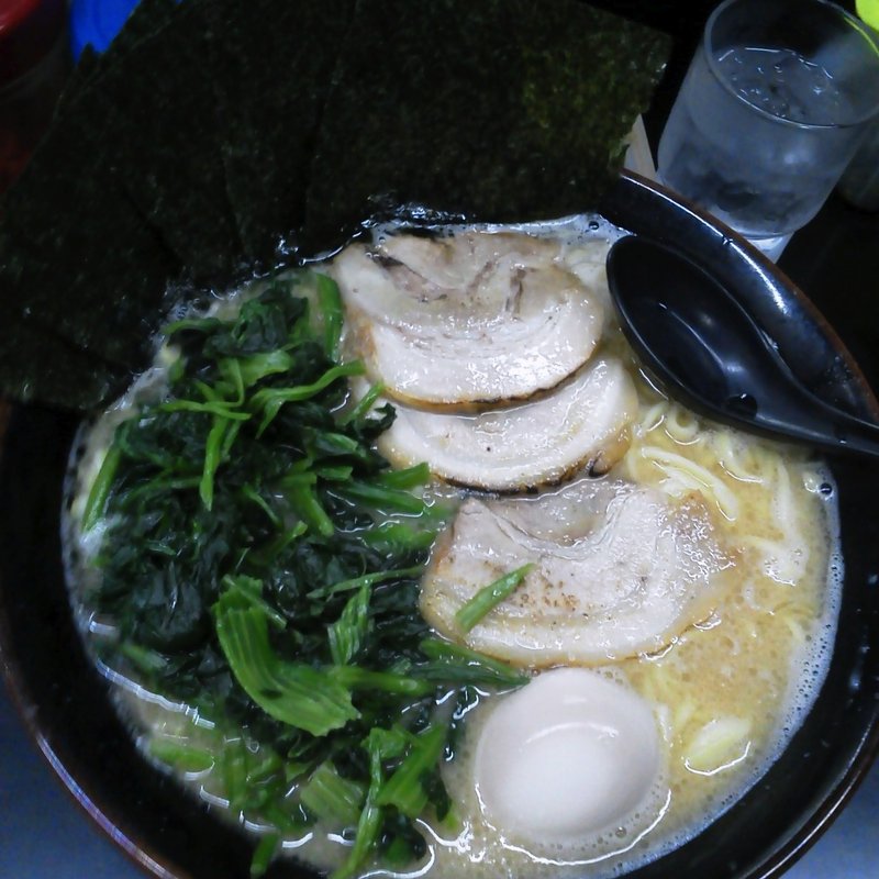 631(大)ほうれん草トッピング(横浜家系ラーメン 大津家)