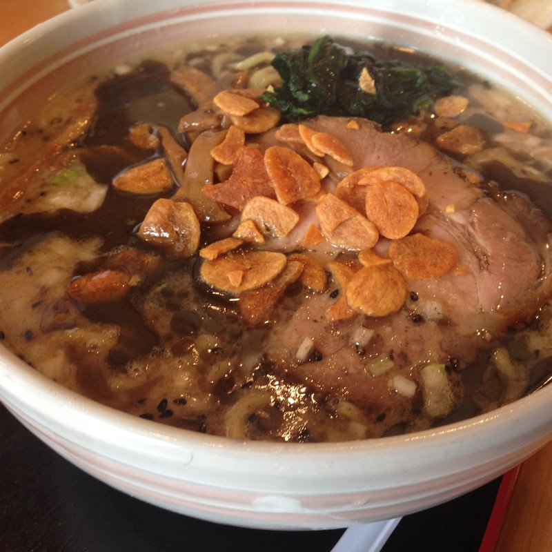黒味噌ラーメン(ラーメンみそ伝 八山田店)